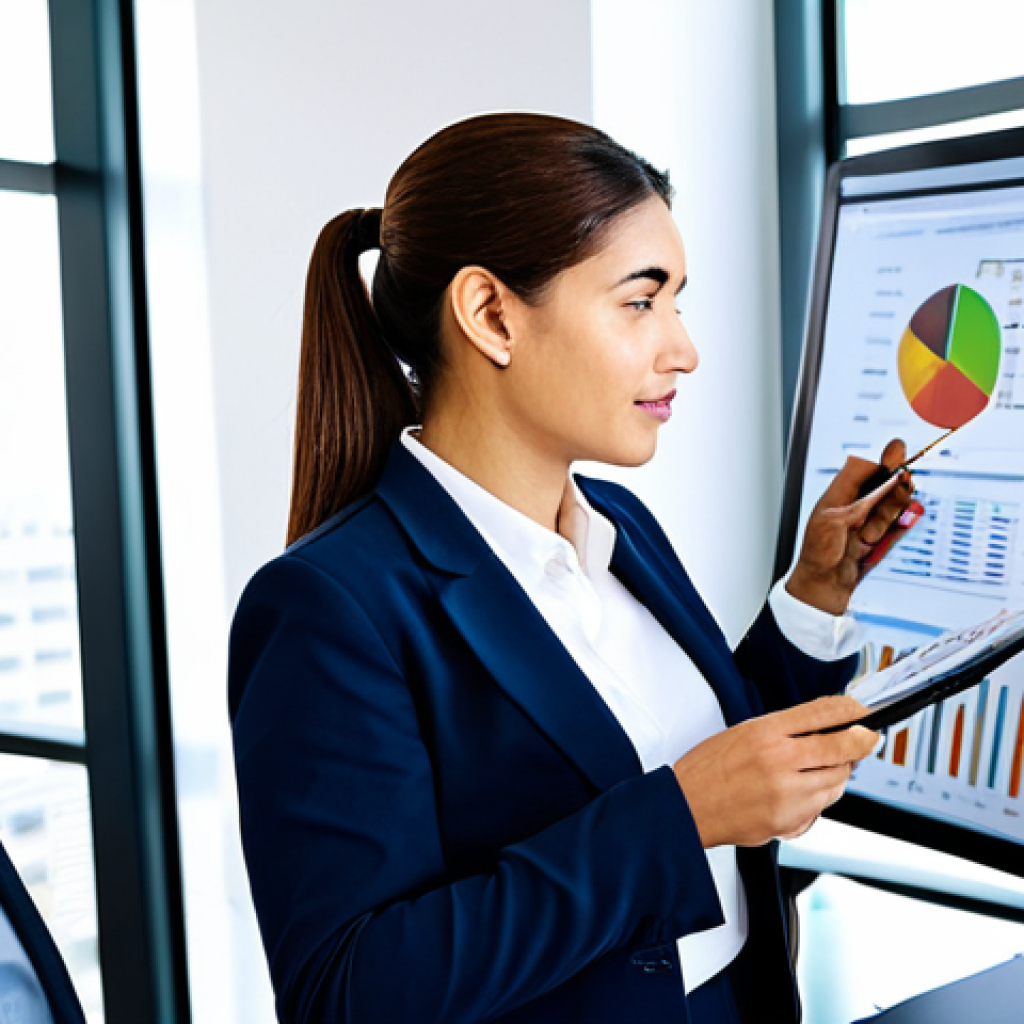 성장 구간 분석의 실수 피하기 - **Prompt:** A diverse team of professionals collaboratively analyzing financial charts and graphs in...