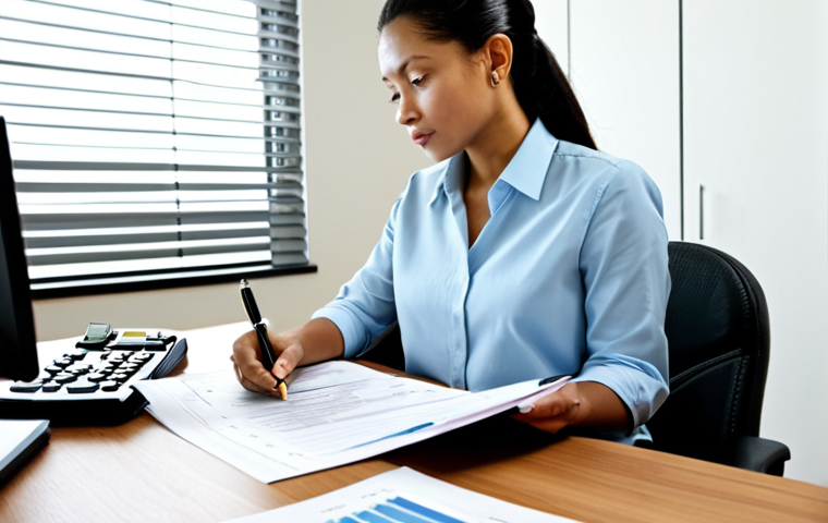 성장 구간 분석의 실수 피하기 - **Prompt:** A diverse team of professionals collaboratively analyzing financial charts and graphs in...